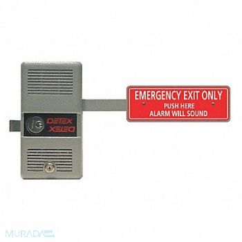 DETEX Rim Exit Device with Alarm ECL-230 9V, 44ZU92