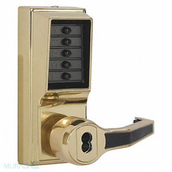 KABA SIMPLEX Push Button Lockset 8000 Left Lever, 44ZY61