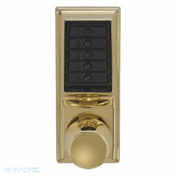 KABA SIMPLEX Push Button Lockset 1000 Knob, 44ZY38