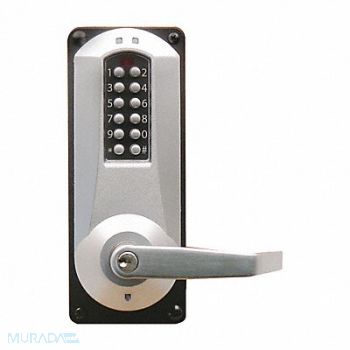 KABA E-PLEX Electronic Locks 5000 Mortise 3-3/8 in.W, 44ZY40