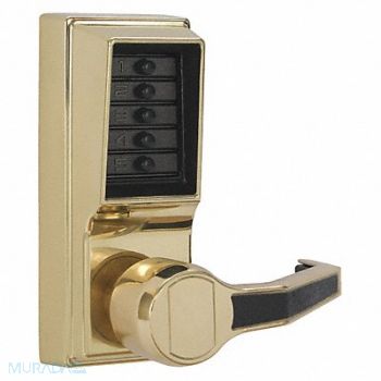 KABA SIMPLEX Push Button Lockset Right Lever, 44ZY41