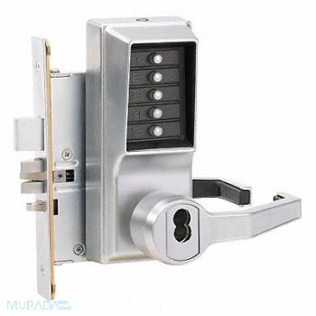 KABA SIMPLEX Push Button Lockset 8000 Right Lever, 44ZY42