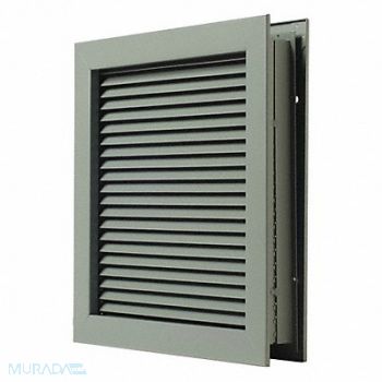 NATIONAL GUARD Door Louver Steel, 44ZZ63
