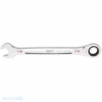 MILWAUKEE Combination Wrench SAE Head Size 1 1/8, 801AD8