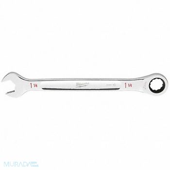 MILWAUKEE Combination Wrench SAE Head Size 1 1/4, 801AD9