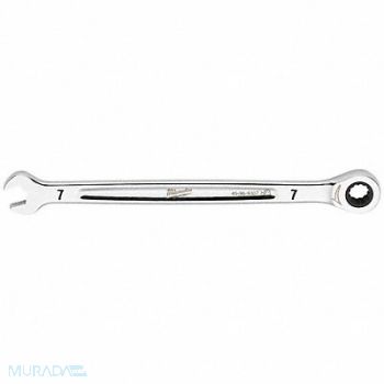 MILWAUKEE Combination Wrench Metric Head Size 7mm, 801AE1