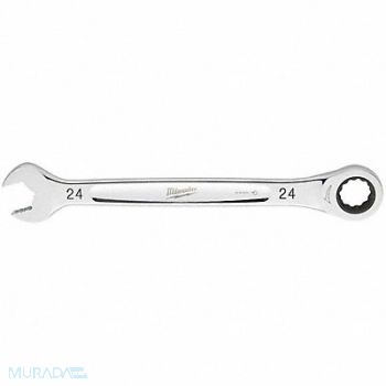 MILWAUKEE Combination Wrench Metric Head Size 24mm, 801AE2