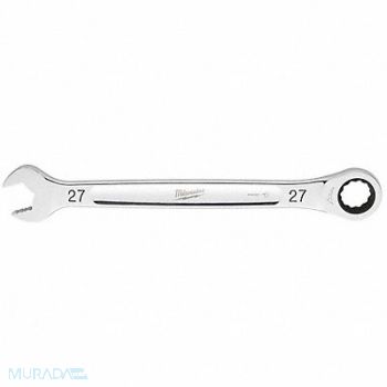 MILWAUKEE Combination Wrench Metric Head Size 27mm, 801AE4