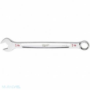 MILWAUKEE Combination Wrench SAE Head Size 1 1/8, 801AE9