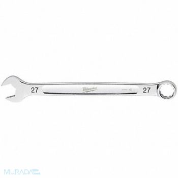 MILWAUKEE Combination Wrench Metric Head Size 27mm, 801AF9