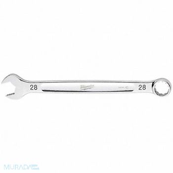 MILWAUKEE Combination Wrench Metric Head Size 28mm, 801AG0