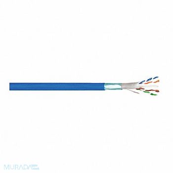 GENSPEED Data Cable Cat 6 23 AWG 1000ft Blue, 450X07