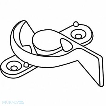 GRAINGER APPROVED Sash Lock Hung Window 2-1/2 L, 451H38