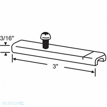 GRAINGER APPROVED Sash Pivot Bar Tilt Window 3 L, 451H69