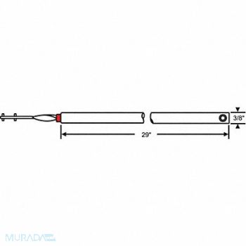GRAINGER APPROVED Tube Balance Tilt Window 30 L, 451H71