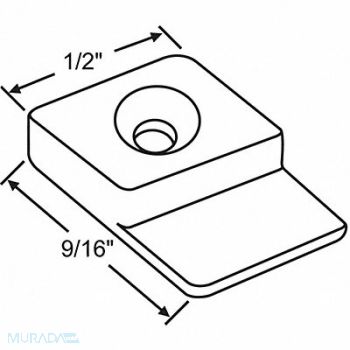 GRAINGER APPROVED Face Guide Tube Balance 1/2 L, 451J04