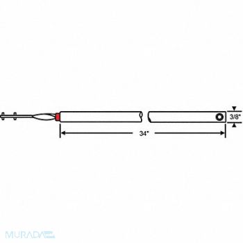 GRAINGER APPROVED Tube Balance Bearing 34 L, 451J13