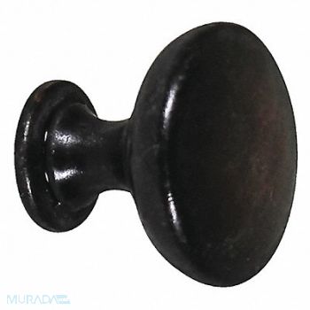 GRAINGER APPROVED Cabinet Knob Round Shape Zinc, 451J54