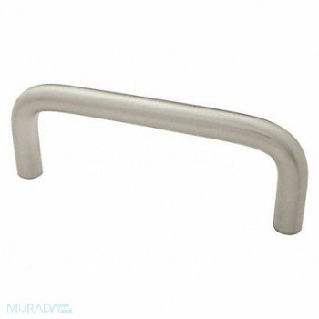 GRAINGER APPROVED Cabinet Pull Oval Shape Zinc, 451J56