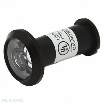 GRAINGER APPROVED Door Viewer Painted 9/16 Hole Dia, 451J69