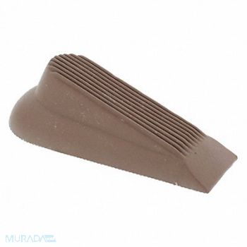 GRAINGER APPROVED Door Stop Rubber Brown, 451J76