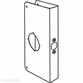 GRAINGER APPROVED Cover Plate Plated 2-3/8 Outside Dia, 451K35