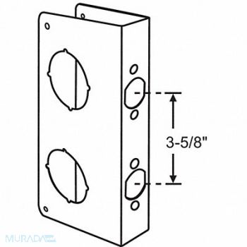 GRAINGER APPROVED Cover Plate Plated 2-3/8 Outside Dia, 451K41