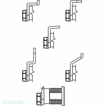 GRAINGER APPROVED Lock Kit For 4C Pedestal Mailboxes, 451K52