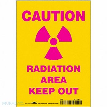 CONDOR Safety Sign 10 in x 7 in Vinyl, 451Z13