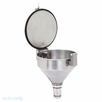 PIG Drum Funnel Silver 304SS NPT, 452K57