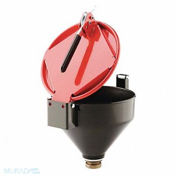 PIG Drum Funnel Red Steel NPT, 452K60