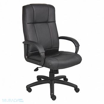 GRAINGER APPROVED Executive Chair High Back Vinyl Seat, 452R11