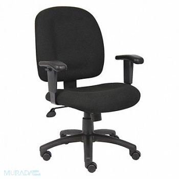 GRAINGER APPROVED Task Chair Ergonomic Fabric Seat, 452R13