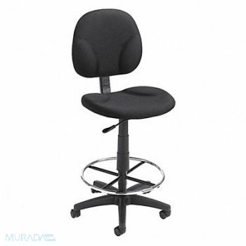 GRAINGER APPROVED Drafting Chair Armless Fabric Seat, 452R15