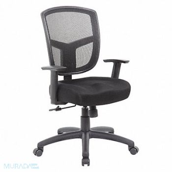 GRAINGER APPROVED Task Chair Adj. Arms Mesh Seat, 452R20