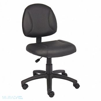 GRAINGER APPROVED Task Chair Leather Seat, 452R29