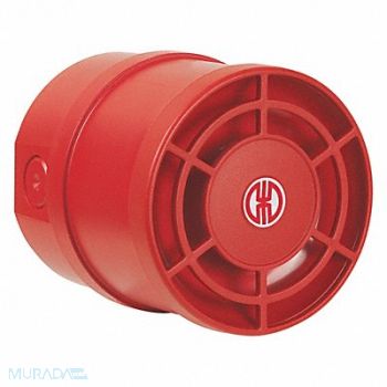 WERMA Multi-Tone Sounder 115 to 230VAC Red, 452U47