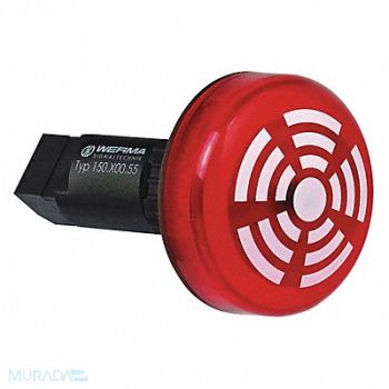 WERMA Buzzer 115VAC Black 1-61/64 W IP65, 452U52