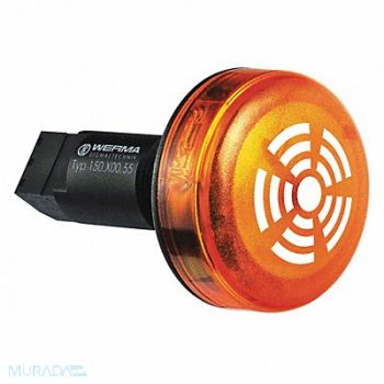 WERMA Buzzer 24VDC Black 1-61/64 W IP65, 452U53