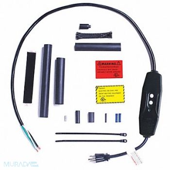 GRAINGER APPROVED Plug In Cord Set w/ End Seal Tee/Splice, 453A32