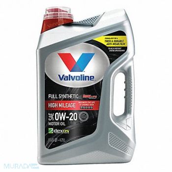 VALVOLINE Motor Oil 5 qt. Size 0W-20 SAE Grade, 453A94