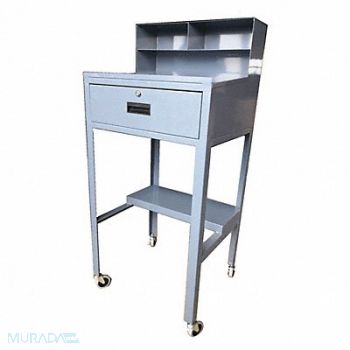 GRAINGER APPROVED Open 51 x23 x20 Gray Mbl, 453F24