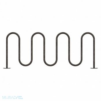 MADRAX Bike Rack Silver 36 H 89 L Steel, 453G12