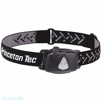 PRINCETON TEC Headlamp Plastic Black 85lm, 453G33
