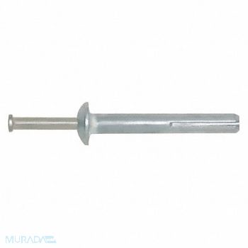 DEWALT Hammer Drive Pin Anchor 1/4 Dia PK100, 453H46