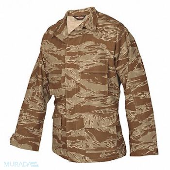 TRU-SPEC BDU Coat Desert Tiger Stripe 2XL Long, 453Y42