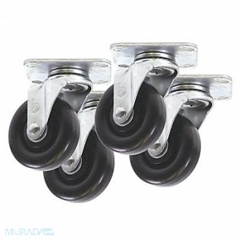 PORTACOOL Caster Kit 12 L x 12 W x 4 H Size, 454G57