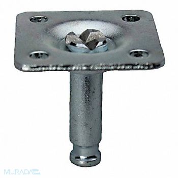 PEGASUS Caster Mount 3/16 Mounting Bolt Dia., 454N42