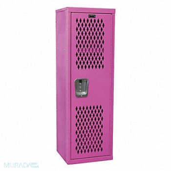 HALLOWELL Lckr 1x1Lckr Pink 48 x15 x15 UnAssm, 454N87