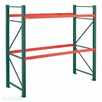 STEEL KING Pllt Rk Strtr 48x8ftx102in LdCap 5080lb, 454U10